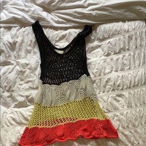 Crocheted tank top
